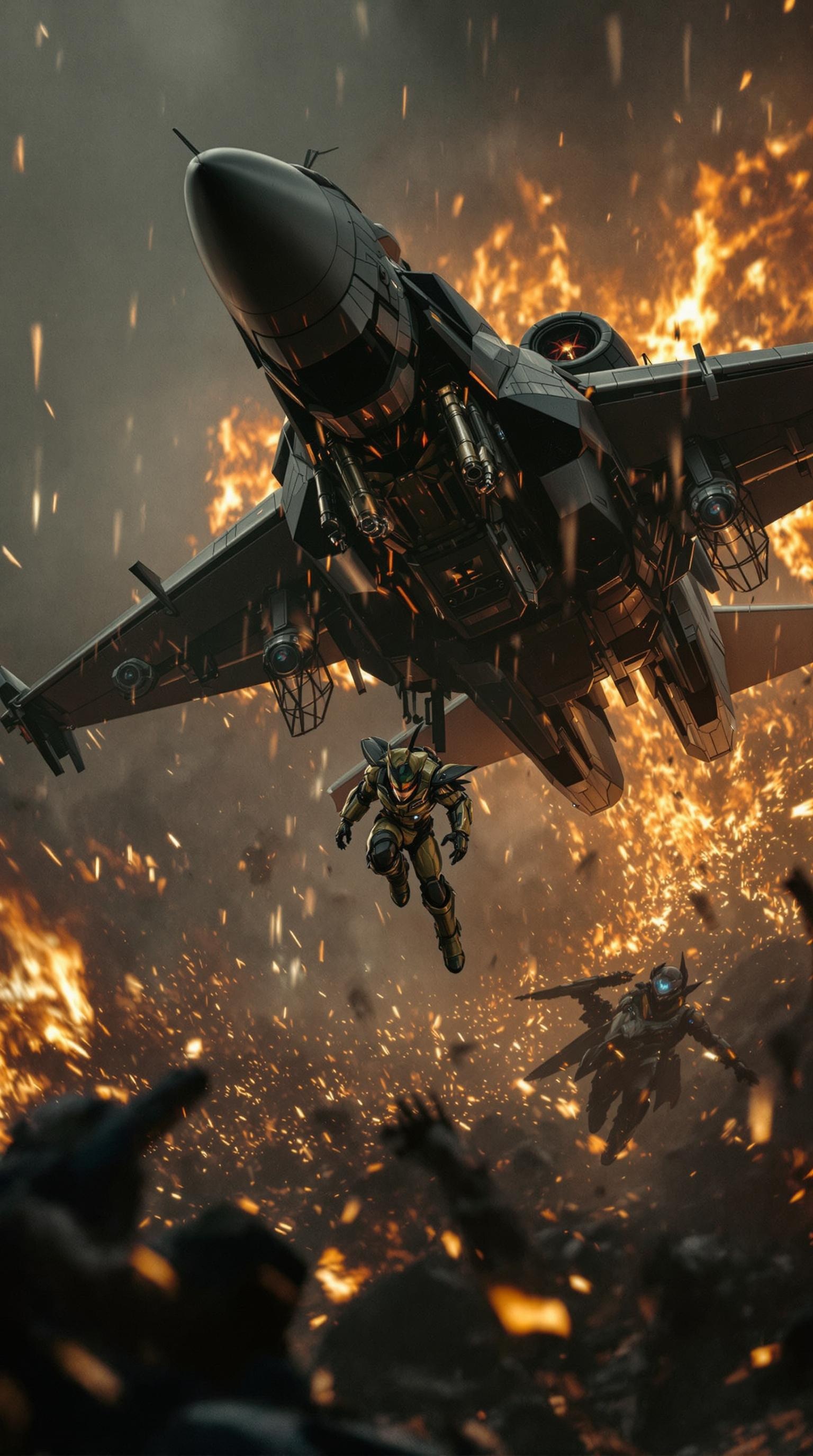 From Star Fax, Star Fox in battle, upgraded Jet and Suit, dark to
